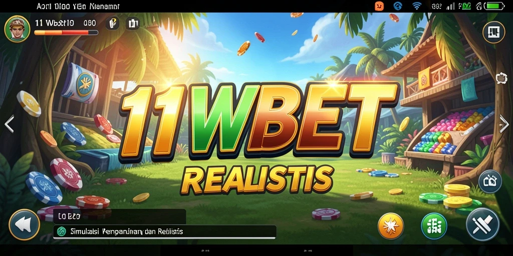 Tampilan gameplay 11WBET yang menarik dan realistis.