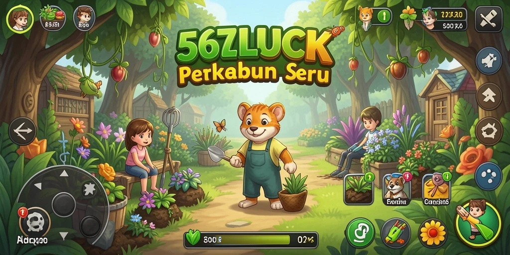 Screenshot menampilkan gameplay berkebun yang mengasyikkan.