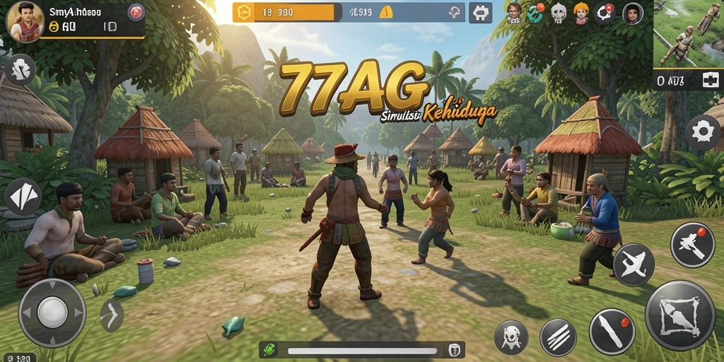 Tampilan gameplay <strong>77AG</strong> yang menarik dan interaktif.