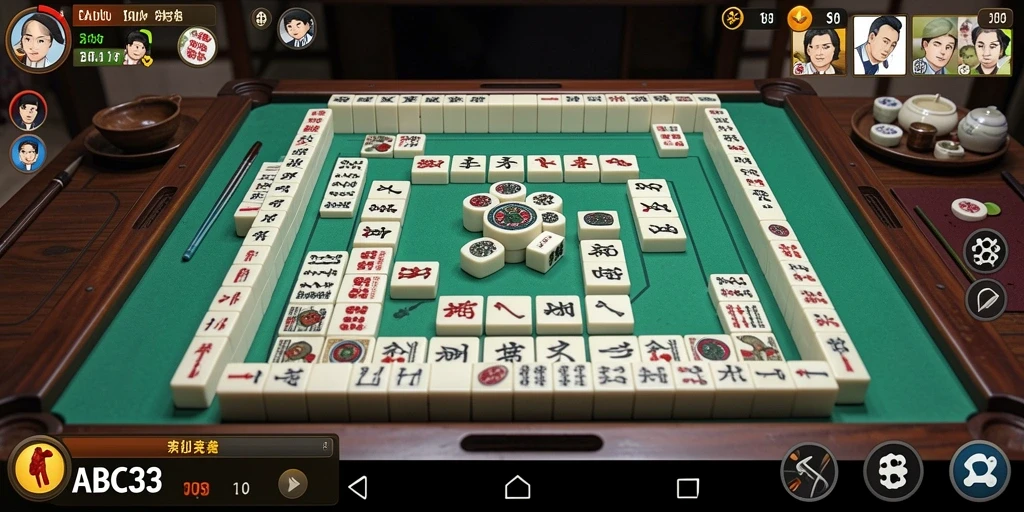 Tampilan gameplay Mahjong yang memikat di ABC33.