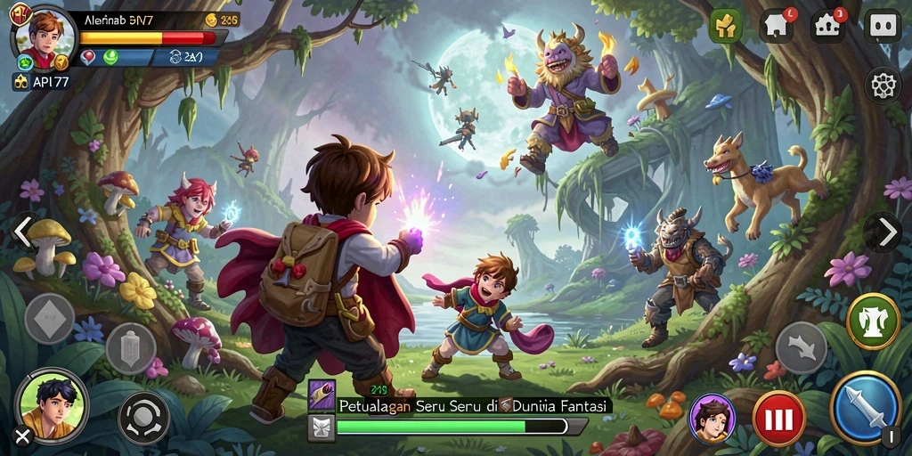 Screenshot gameplay API77 menampilkan aksi seru dalam petualangan.