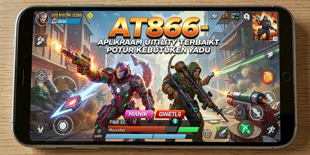 Tampilan antarmuka AT866 dengan fitur Utility yang beragam.