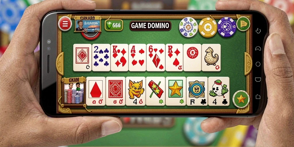 Tampilan seru dari gameplay domino di FW66.