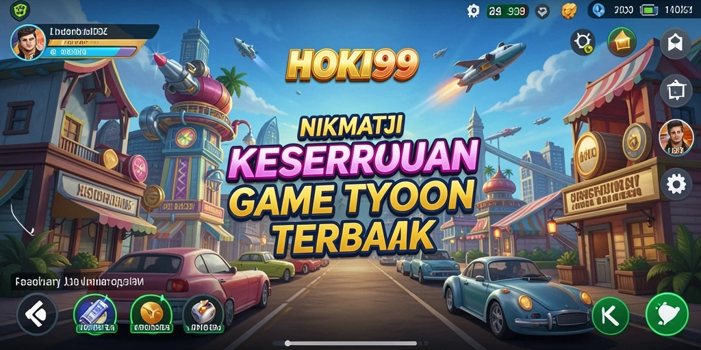 Screenshot HOKI99 menunjukkan gameplay Tycoon yang menarik dan interaktif.