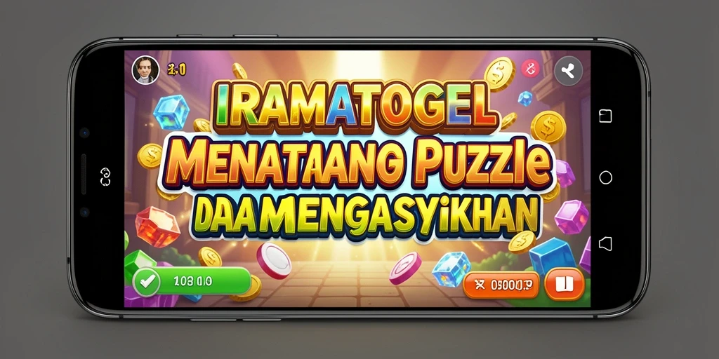 Tampilan gameplay menantang di IRAMATOGEL yang penuh teka-teki.