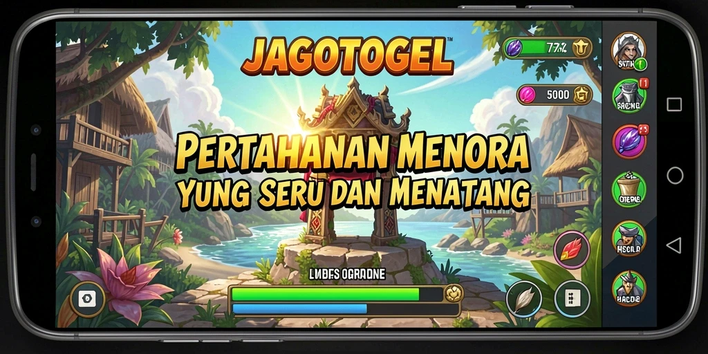 Tampilan gameplay seru dari JAGOTOGEL di Tower Defense.