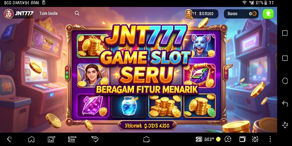 Tampilan gameplay JNT777 yang menarik dan penuh warna.