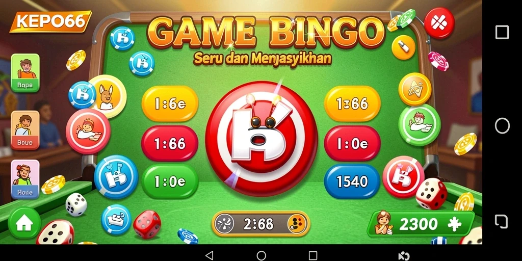 Gameplay Bingo yang seru dan interaktif di KEPO66.