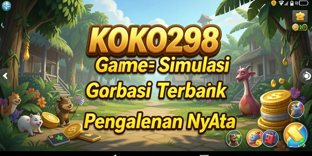 Screenshot gameplay KOKO288 menunjukkan interaksi dinamis dalam simulasi.