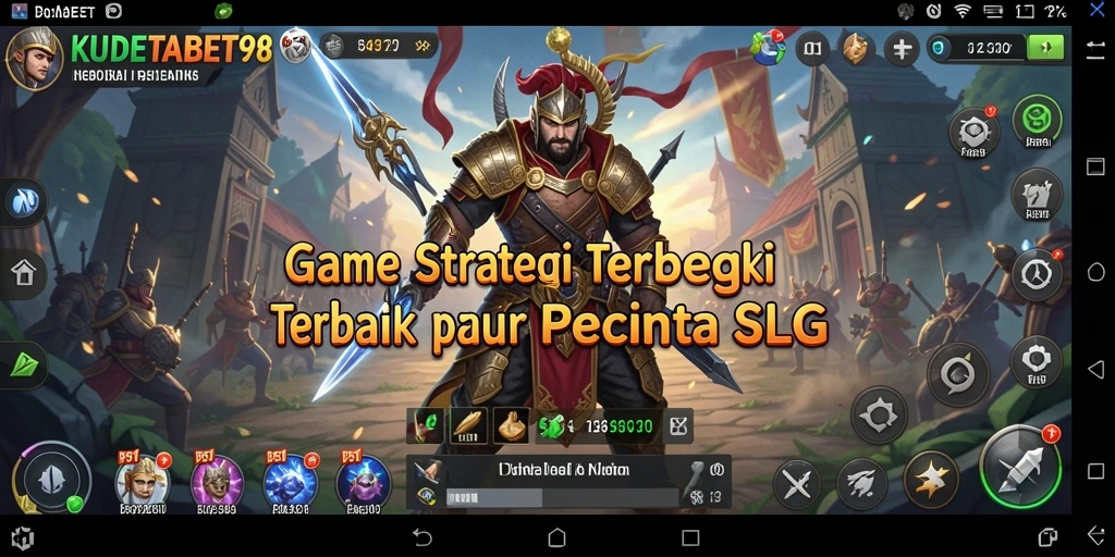 Tangkapan layar KUDETABET98 menampilkan gameplay SLG yang menarik dan strategis.