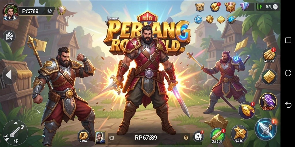 Gameplay seru dalam RP6789 dengan aksi Battle Royale yang mendebarkan.