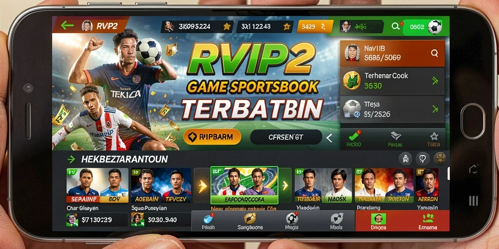 Tampilan menarik dari gameplay Sportsbook di RVIP2.