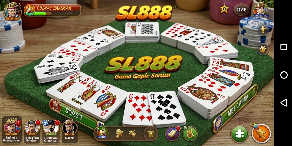 Tampilan gameplay seru dari Gaple di SL888.