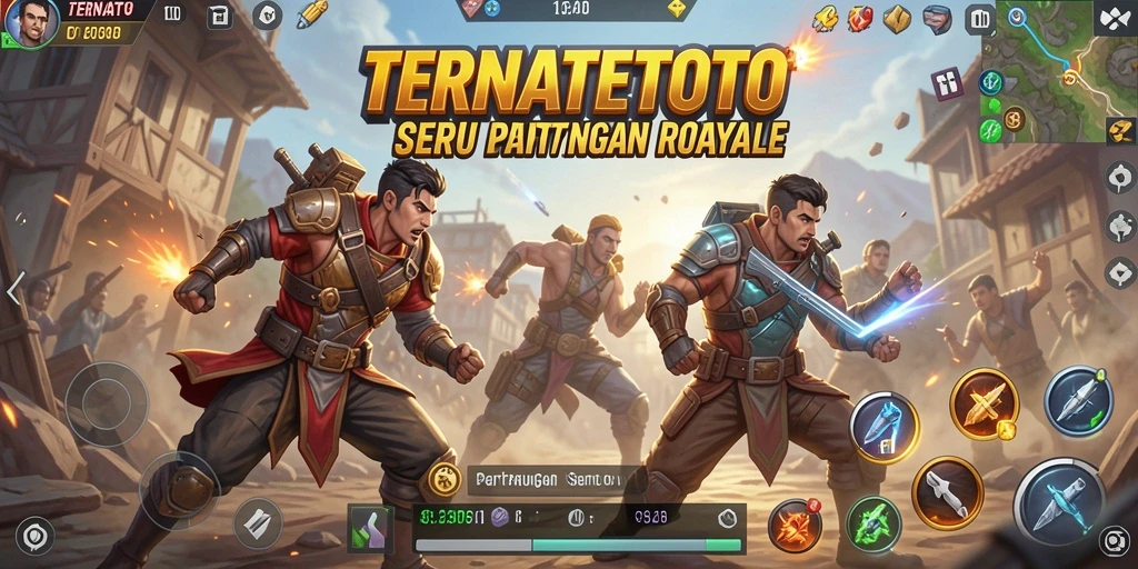Tampilan gameplay seru dari TERNATETOTO dalam aksi Battle Royale.