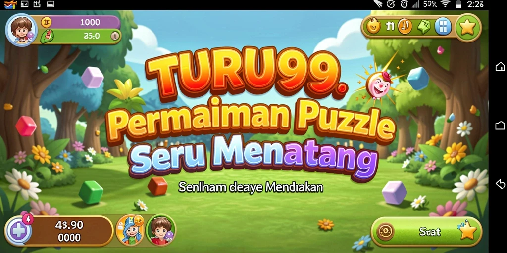 TURI99: Menantang otak dengan puzzle yang seru dan menarik.