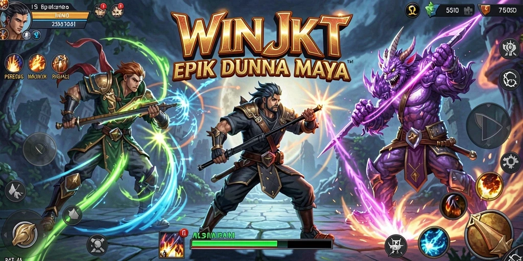 Tampilan aksi pertarungan mendebarkan di WINJKT.